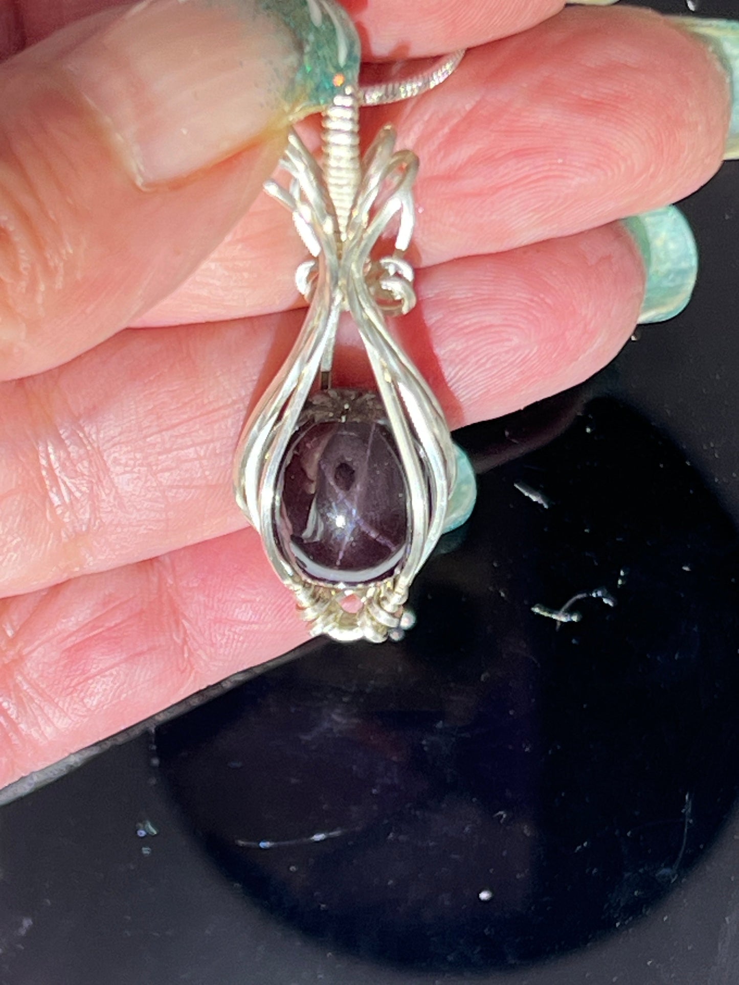 Star Garnet 925 Sterling Silver #1