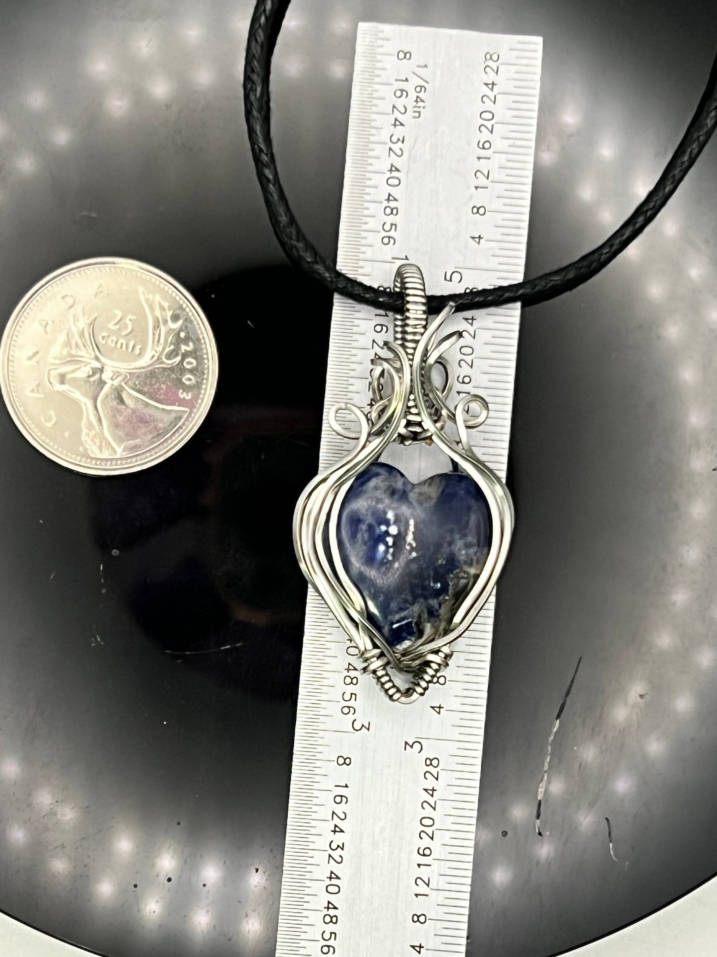 Sodalite Heart Pendant