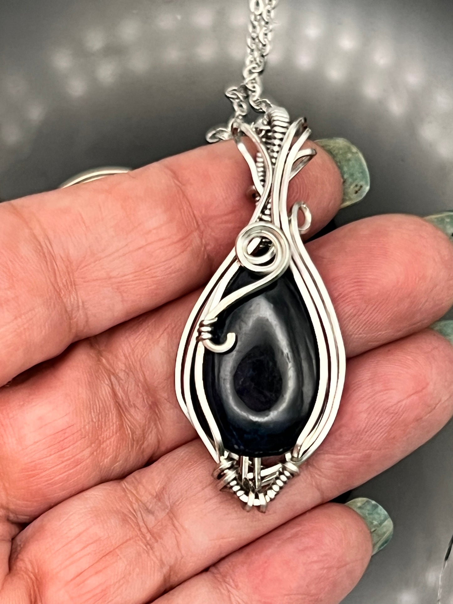 Vivianite Pendant
