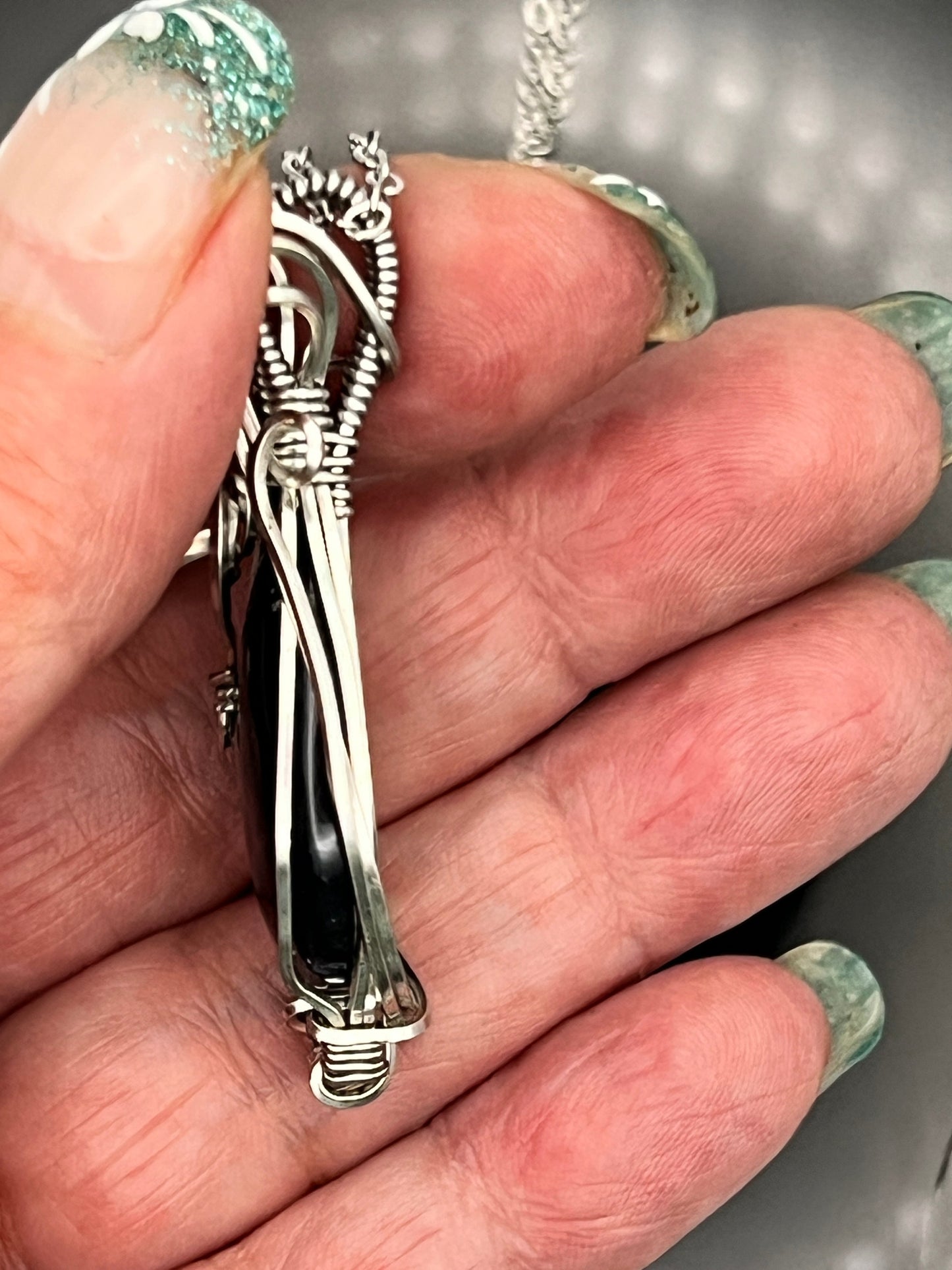 Vivianite Pendant