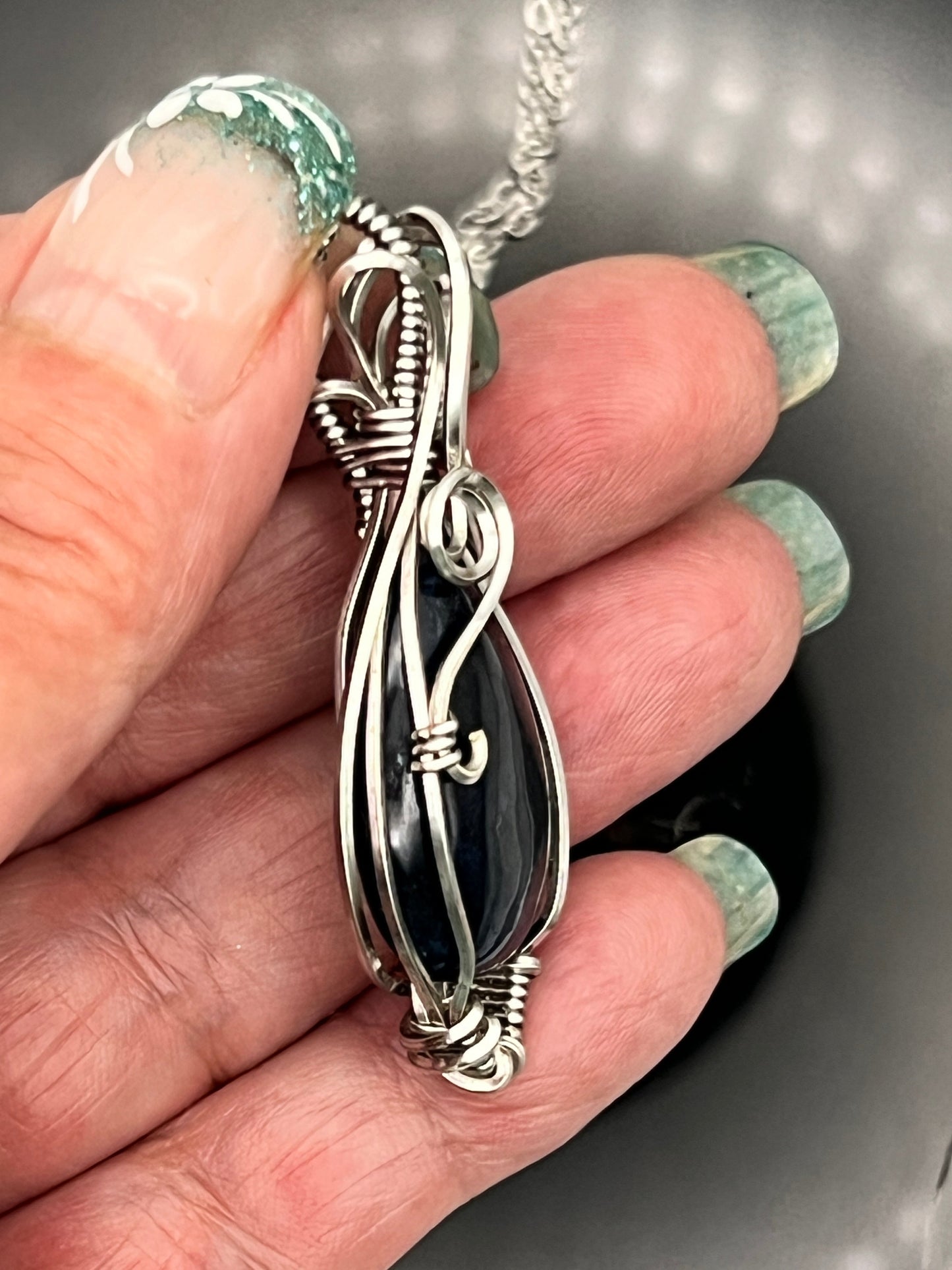 Vivianite Pendant