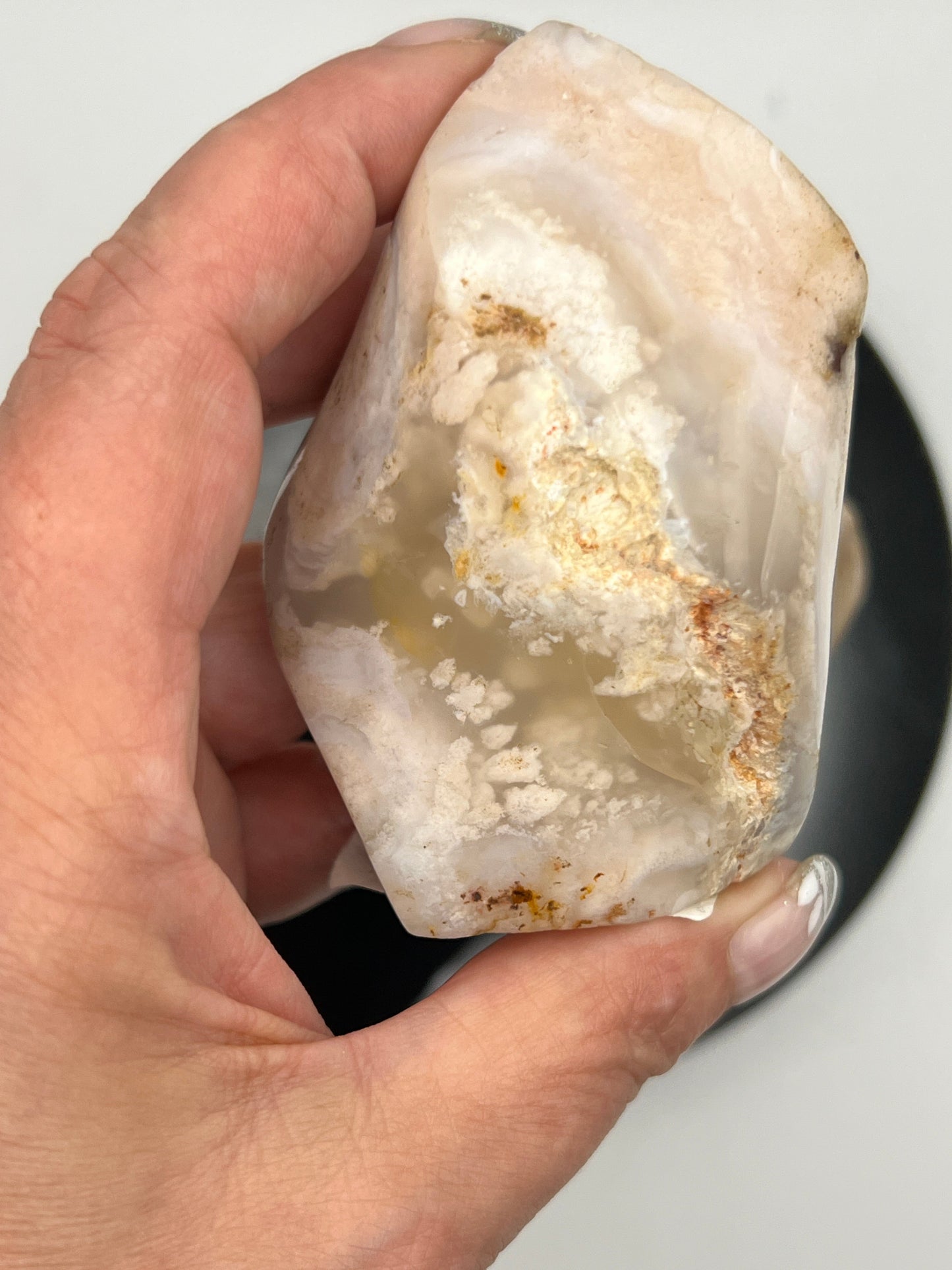 Cherry Blossom Agate (Sakura Agate, Flower Agate) Flames