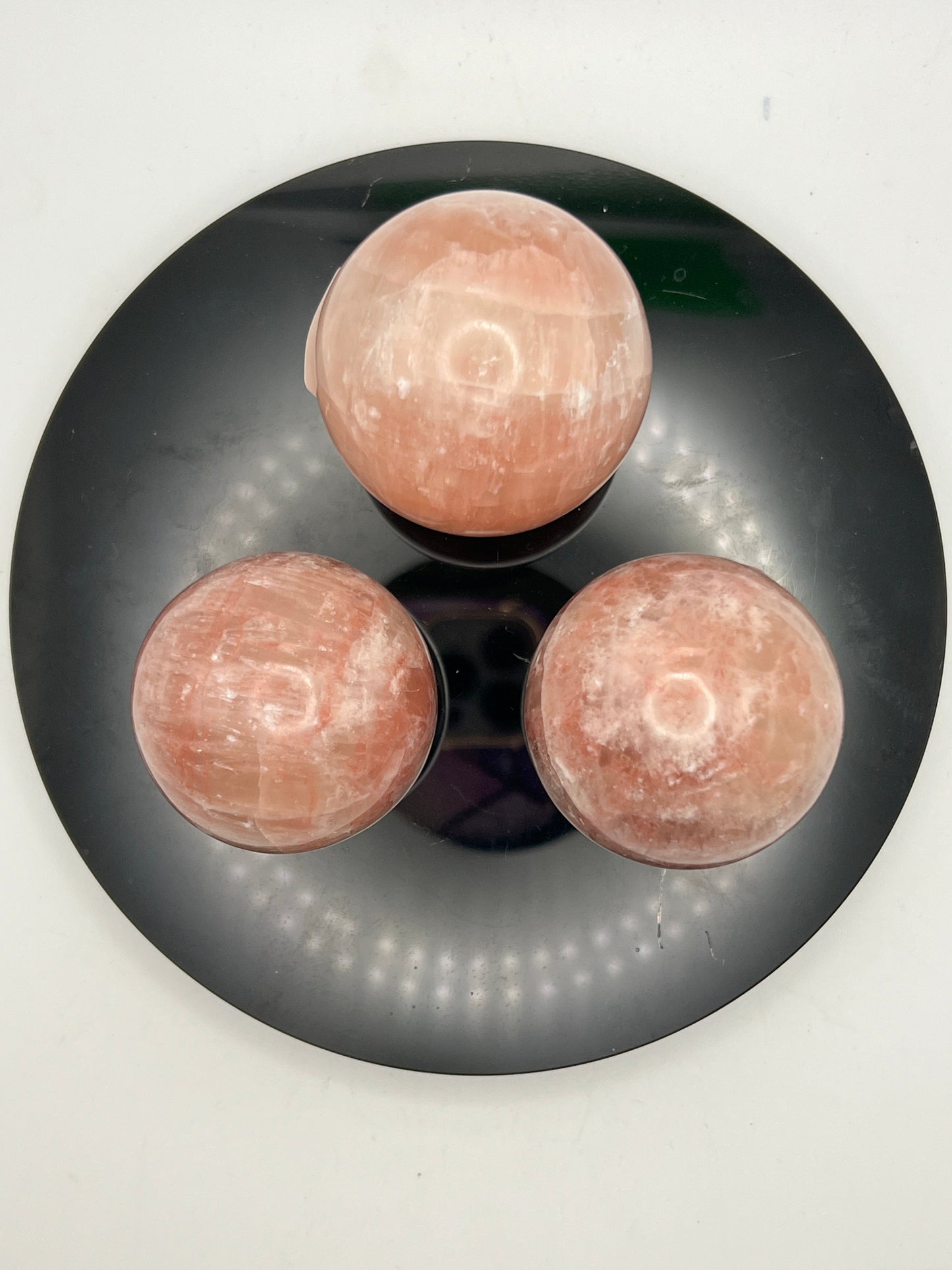 Rose Calcite Spheres