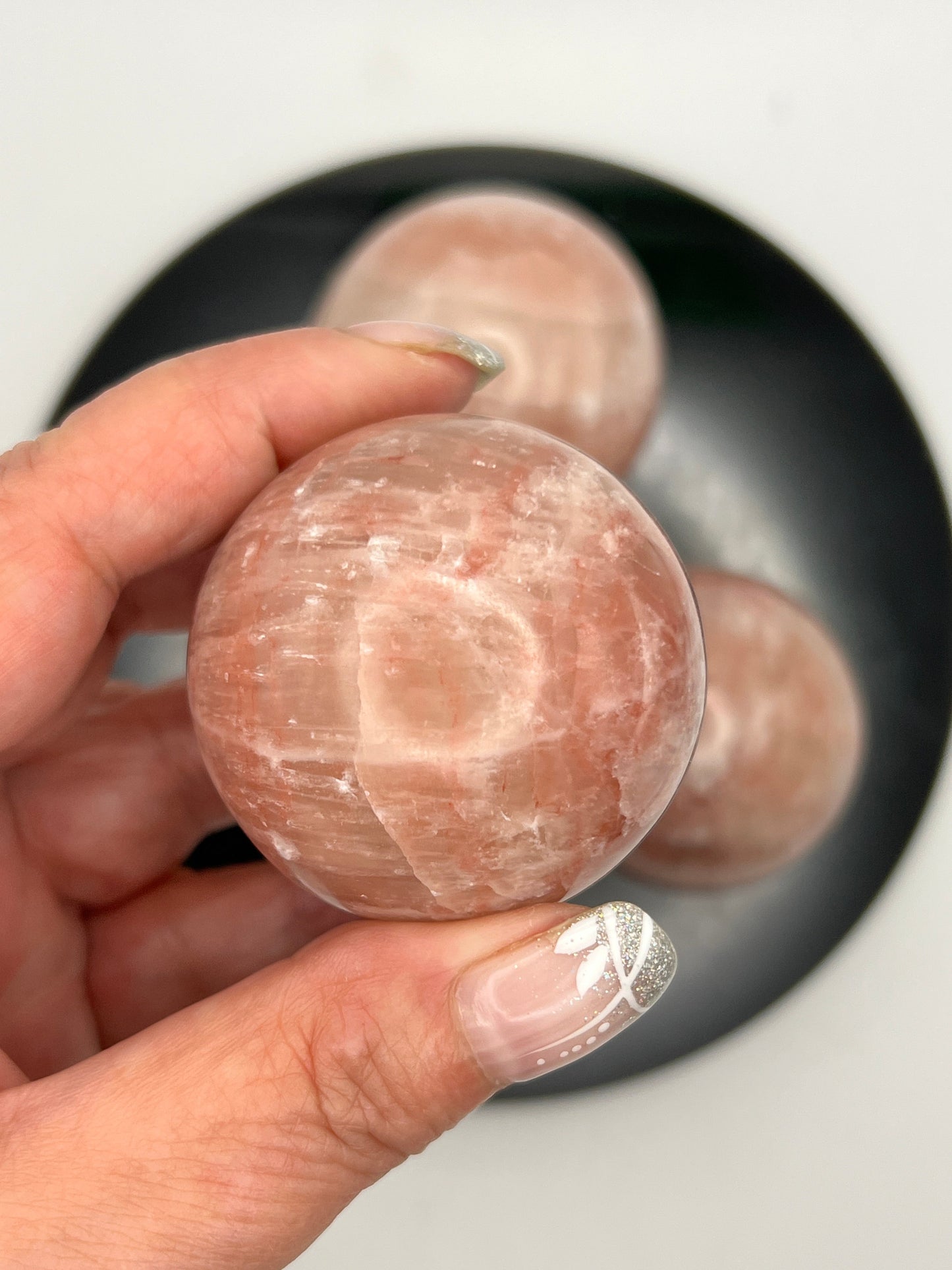 Rose Calcite Spheres