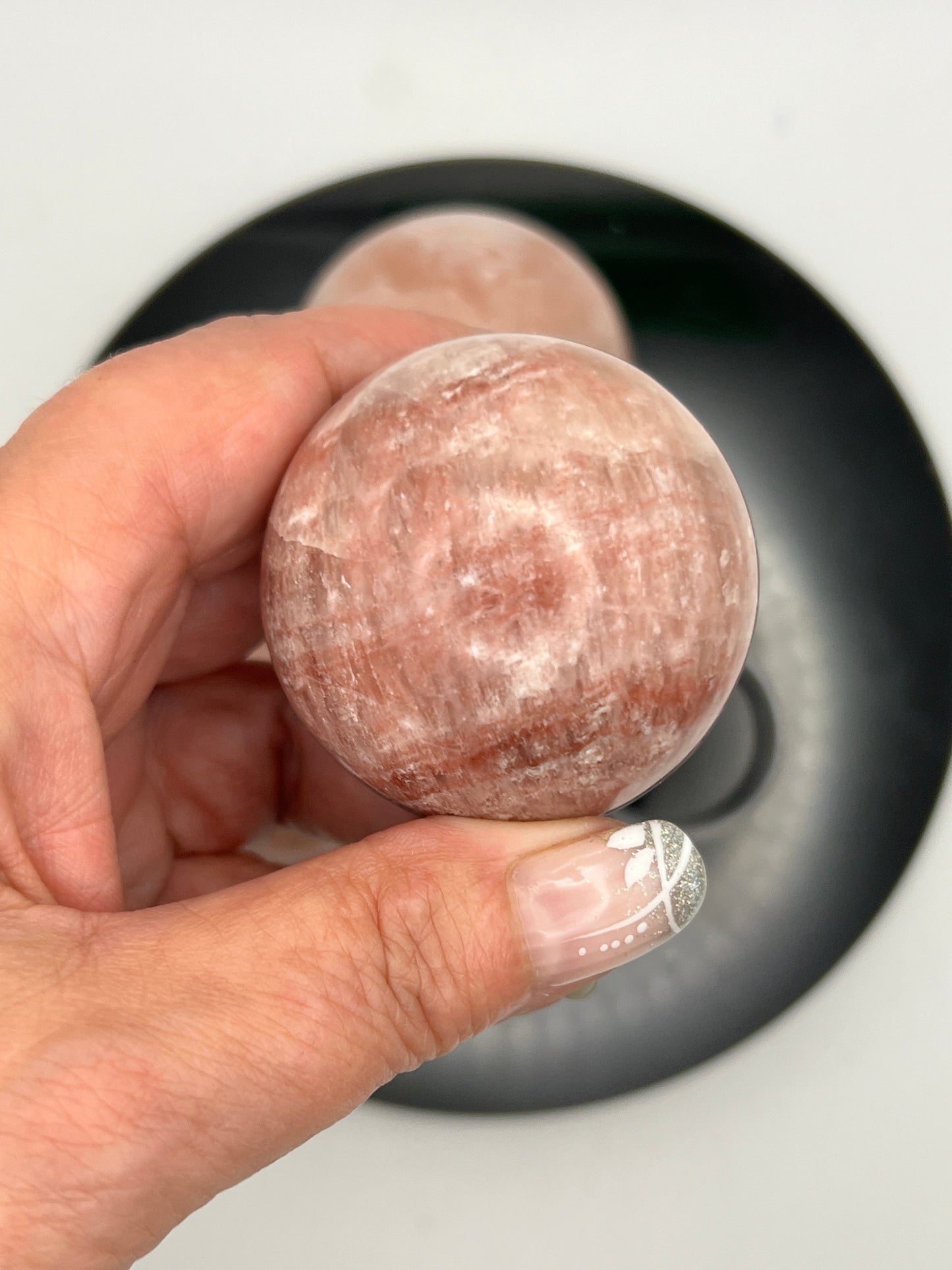 Rose Calcite Spheres
