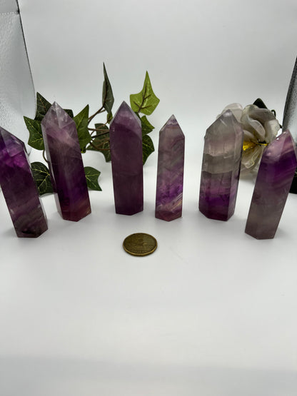 Purple Fluorite Points